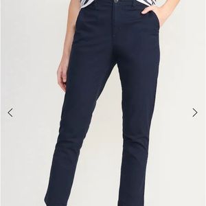 Navy Blue High-Waisted OGC Chino Pants